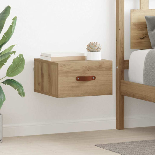 Wandkastje Artisan Eiken 35 x 35 x 20 cm Bewerkt hout is nu te koop bij PeponiXL, paradijselijk wonen!