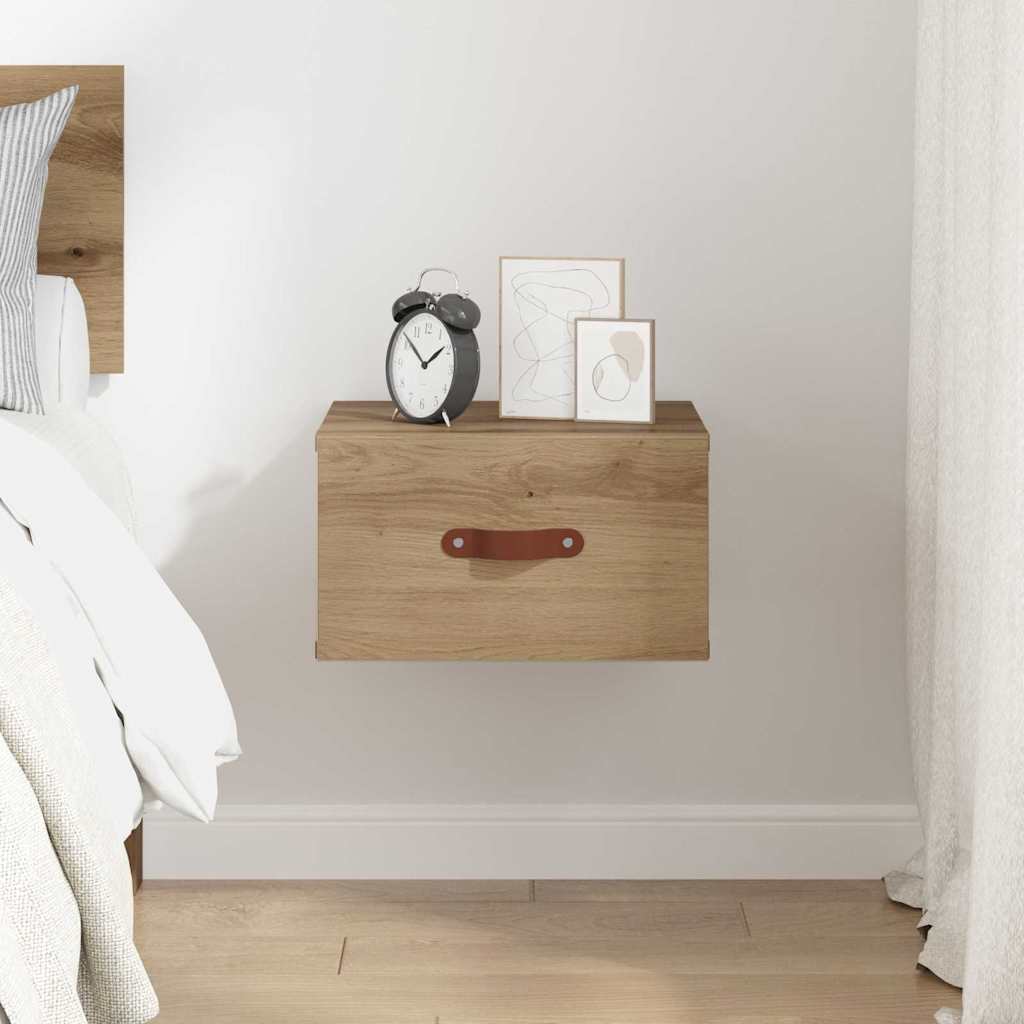 Wandkastje Artisan Eiken 35 x 35 x 20 cm Bewerkt hout is nu te koop bij PeponiXL, paradijselijk wonen!