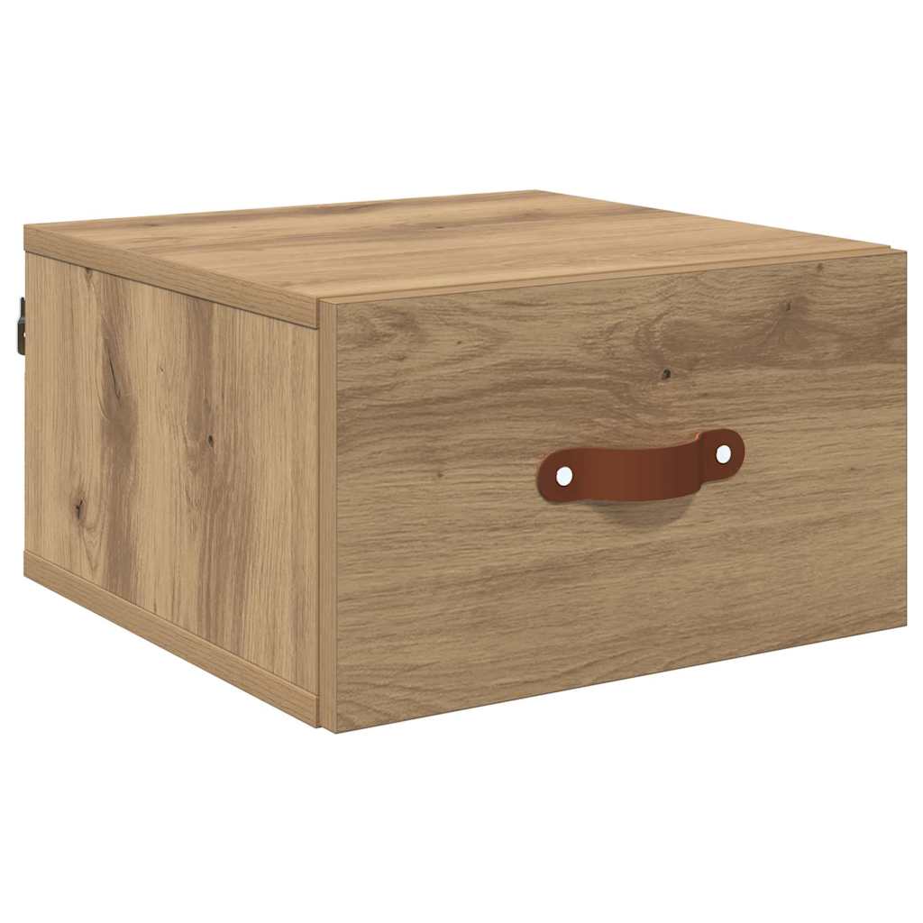 Wandkastje Artisan Eiken 35 x 35 x 20 cm Bewerkt hout is nu te koop bij PeponiXL, paradijselijk wonen!