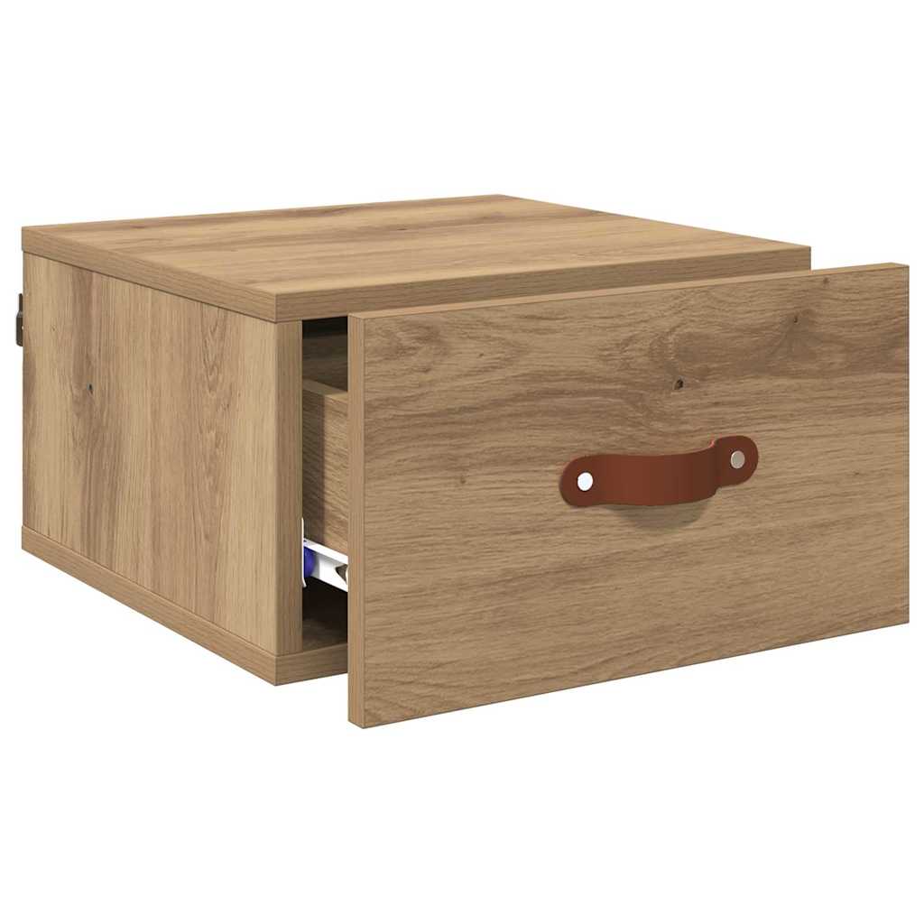 Wandkastje Artisan Eiken 35 x 35 x 20 cm Bewerkt hout is nu te koop bij PeponiXL, paradijselijk wonen!