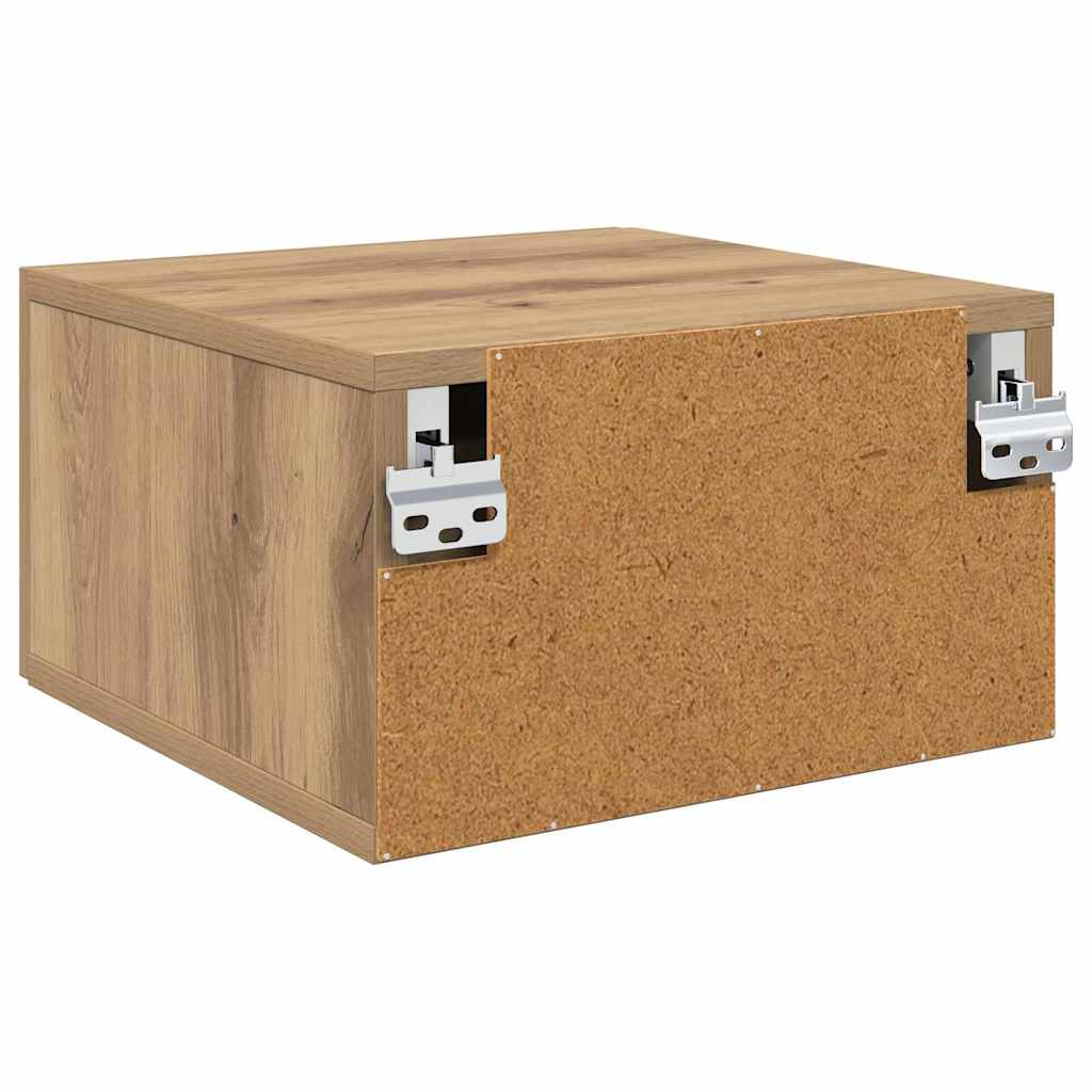 Wandkastje Artisan Eiken 35 x 35 x 20 cm Bewerkt hout is nu te koop bij PeponiXL, paradijselijk wonen!