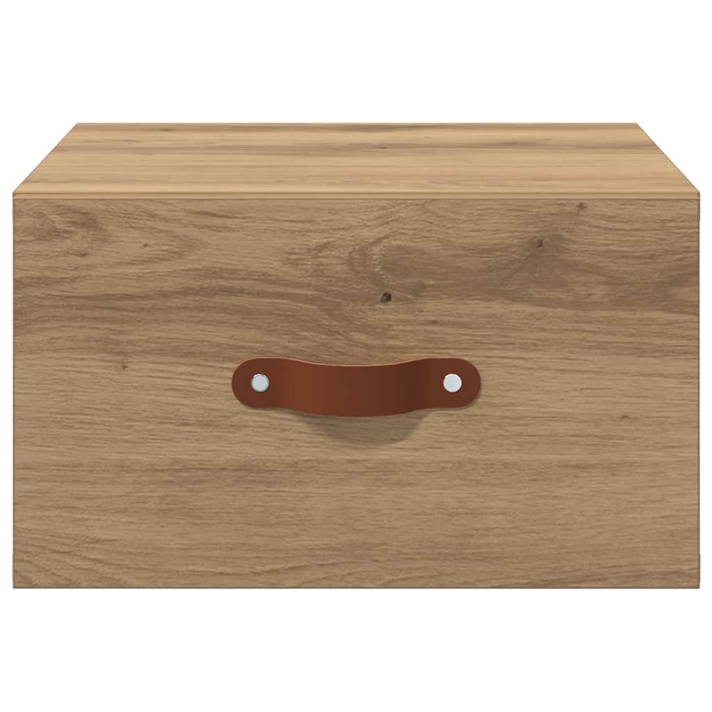 Wandkastje Artisan Eiken 35 x 35 x 20 cm Bewerkt hout is nu te koop bij PeponiXL, paradijselijk wonen!