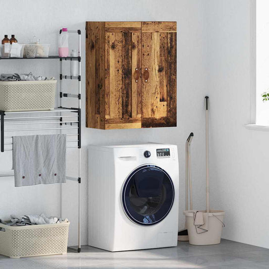 Wandkast Oud Hout 69,5 x 34 x 90 cm Bewerkt hout is nu te koop bij PeponiXL, paradijselijk wonen!