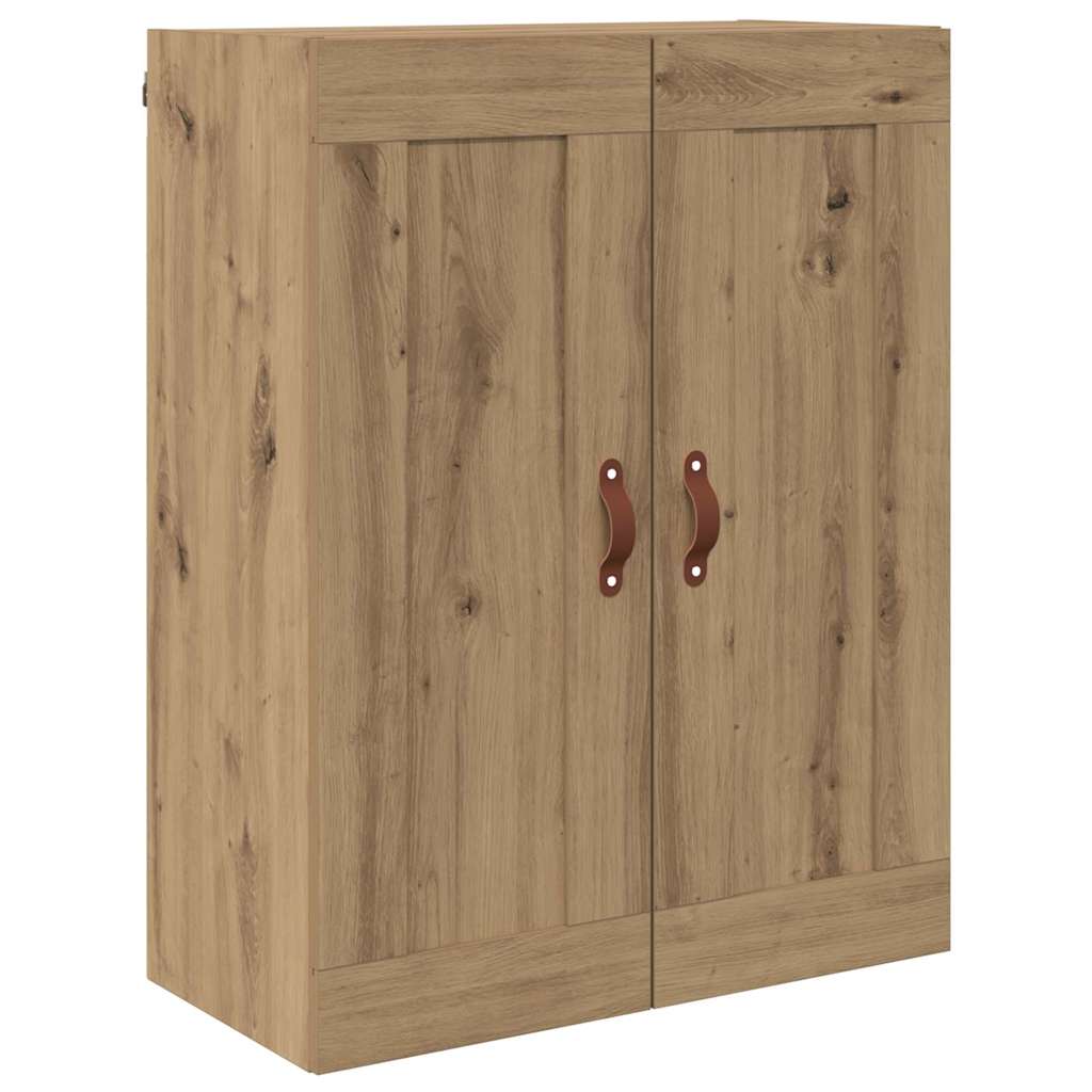 Wandkast Artisan Eiken 69,5 x 34 x 90 cm Bewerkt hout is nu te koop bij PeponiXL, paradijselijk wonen!
