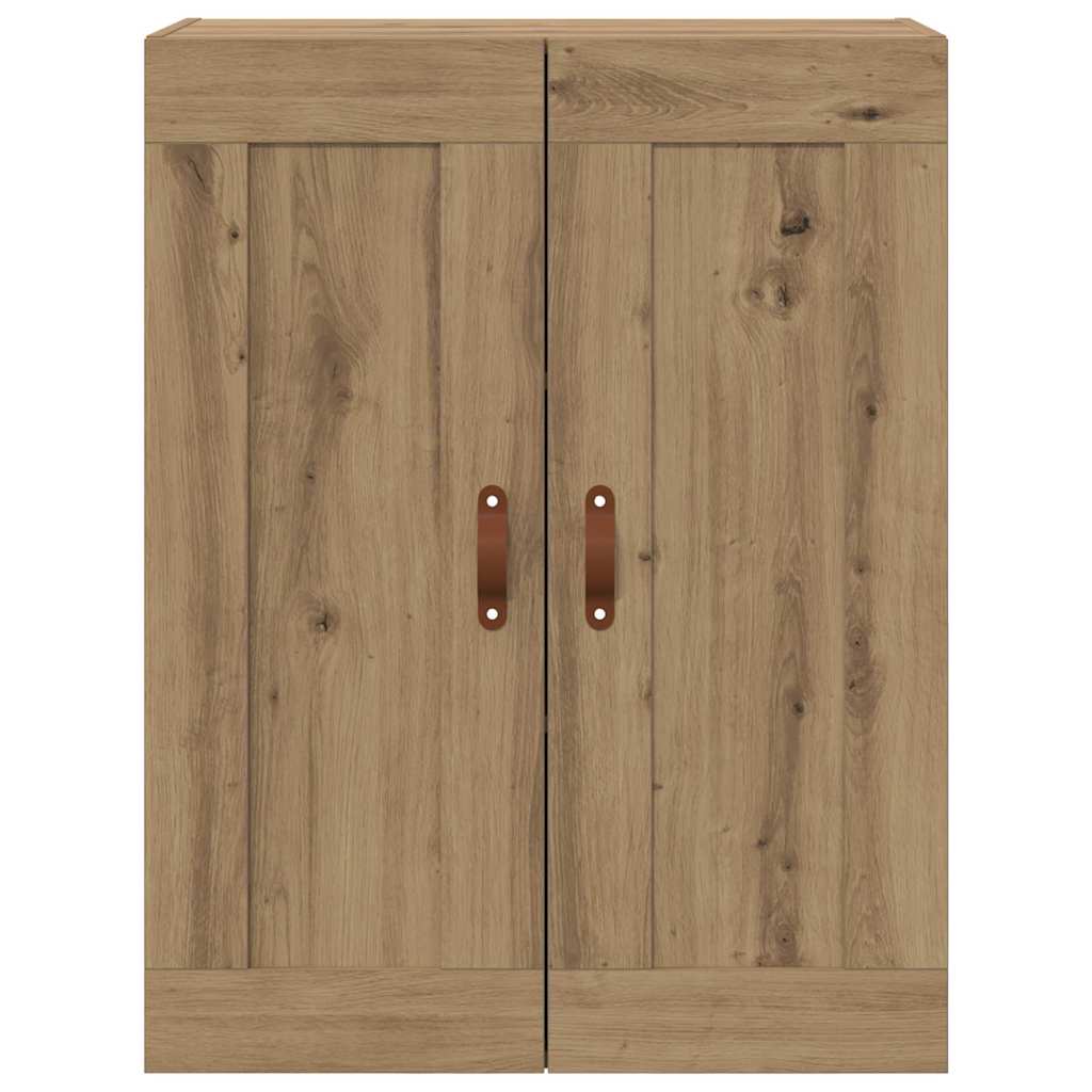 Wandkast Artisan Eiken 69,5 x 34 x 90 cm Bewerkt hout is nu te koop bij PeponiXL, paradijselijk wonen!