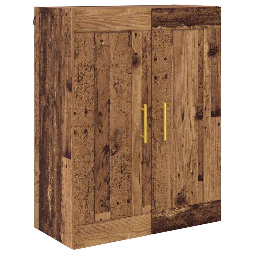 Wandkast Oud Hout 69,5 x 34 x 90 cm Bewerkt hout is nu te koop bij PeponiXL, paradijselijk wonen!