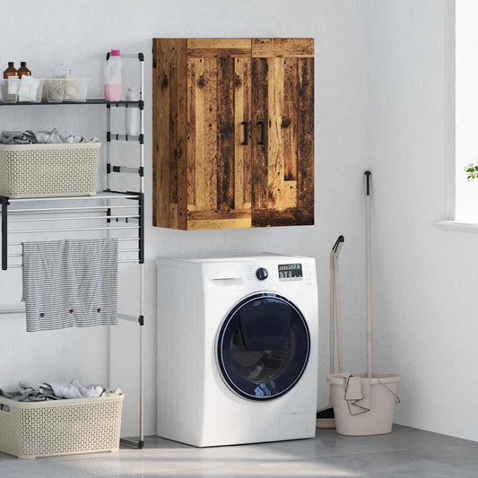 Wandkast Oud Hout 69,5 x 34 x 90 cm Bewerkt hout is nu te koop bij PeponiXL, paradijselijk wonen!