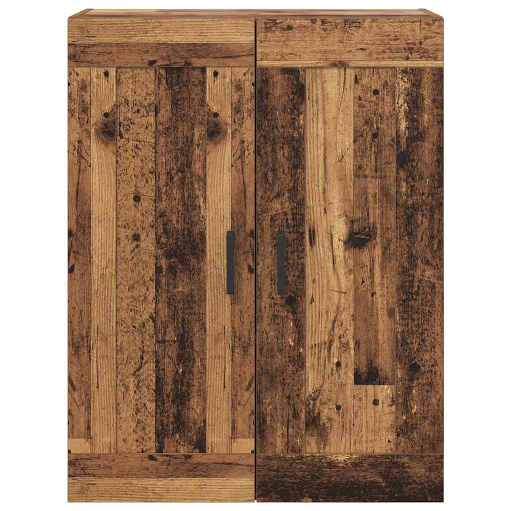 Wandkast Oud Hout 69,5 x 34 x 90 cm Bewerkt hout is nu te koop bij PeponiXL, paradijselijk wonen!