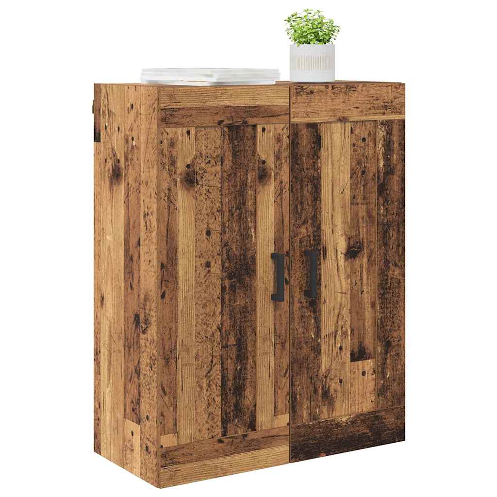 Wandkast Oud Hout 69,5 x 34 x 90 cm Bewerkt hout is nu te koop bij PeponiXL, paradijselijk wonen!