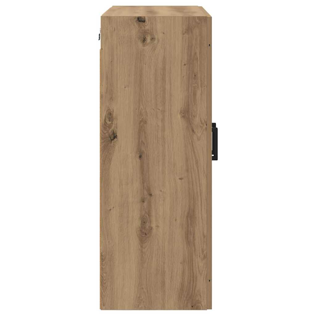 Wandkast Artisan Eiken 69,5 x 34 x 90 cm Bewerkt hout is nu te koop bij PeponiXL, paradijselijk wonen!
