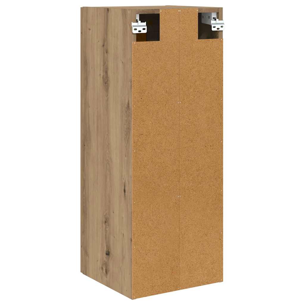 Wandkast Artisan Eiken 34,5 x 34 x 90 cm Bewerkt hout is nu te koop bij PeponiXL, paradijselijk wonen!