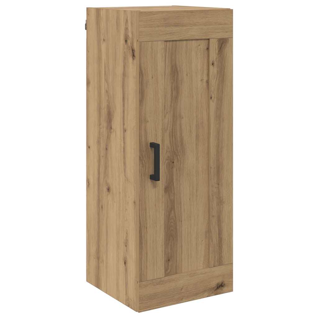 Wandkast Artisan Eiken 34,5 x 34 x 90 cm Bewerkt hout is nu te koop bij PeponiXL, paradijselijk wonen!