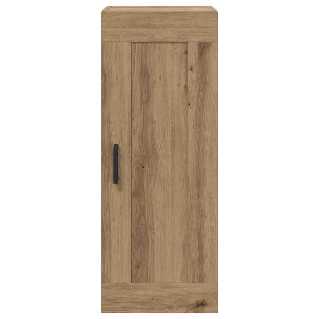 Wandkast Artisan Eiken 34,5 x 34 x 90 cm Bewerkt hout is nu te koop bij PeponiXL, paradijselijk wonen!