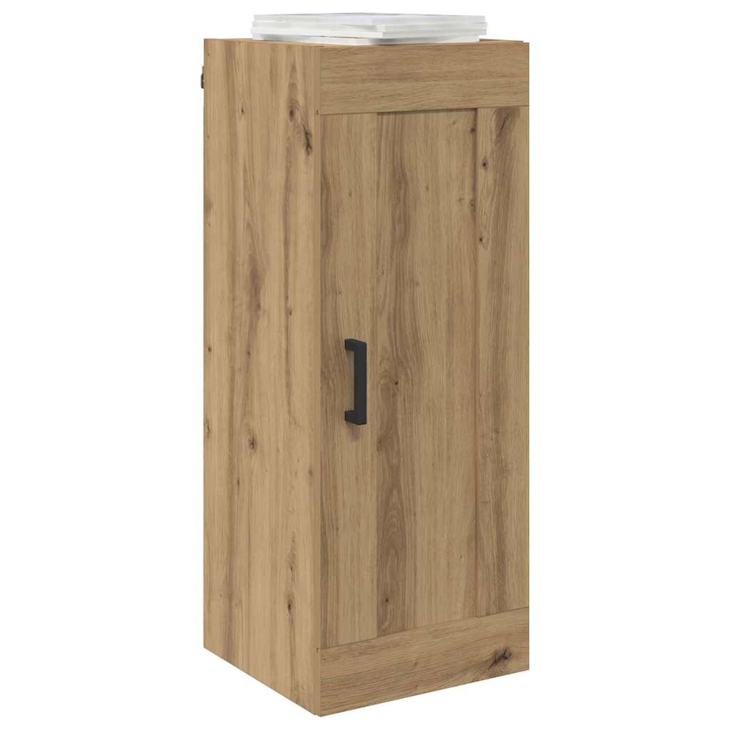 Wandkast Artisan Eiken 34,5 x 34 x 90 cm Bewerkt hout is nu te koop bij PeponiXL, paradijselijk wonen!