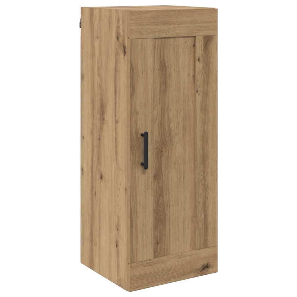 Wandkast Artisan Eiken 34,5 x 34 x 90 cm Bewerkt hout is nu te koop bij PeponiXL, paradijselijk wonen!