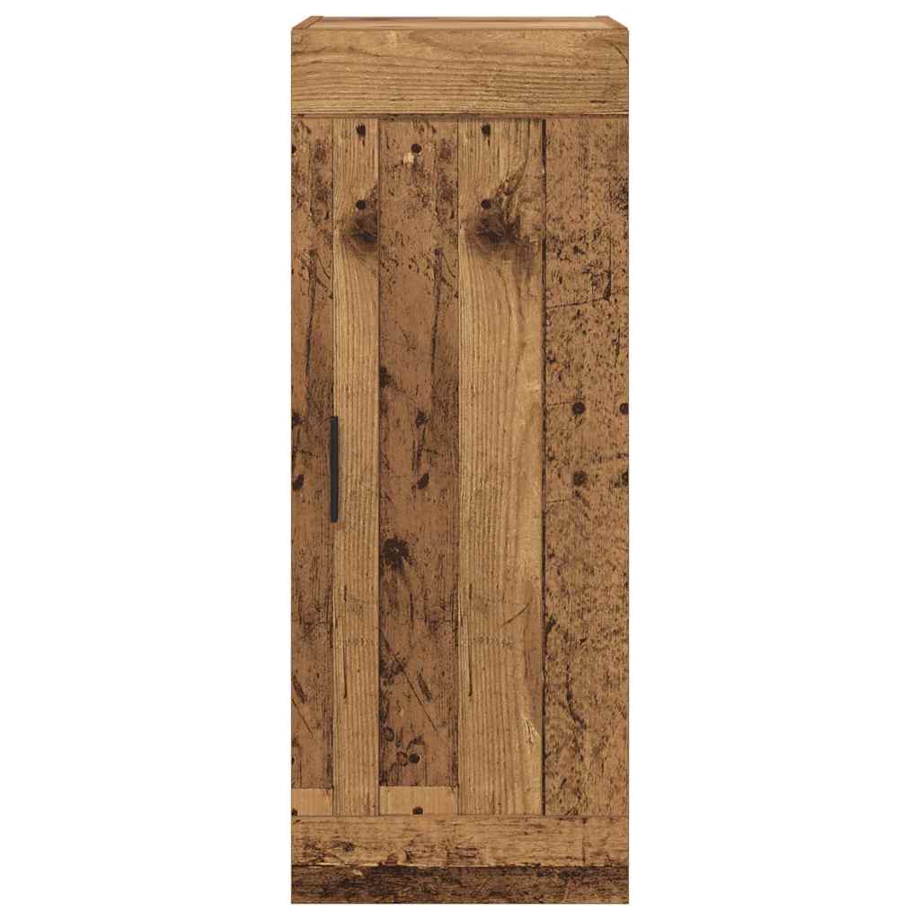 Wandkast Oud Hout 34,5 x 34 x 90 cm Bewerkt hout is nu te koop bij PeponiXL, paradijselijk wonen!