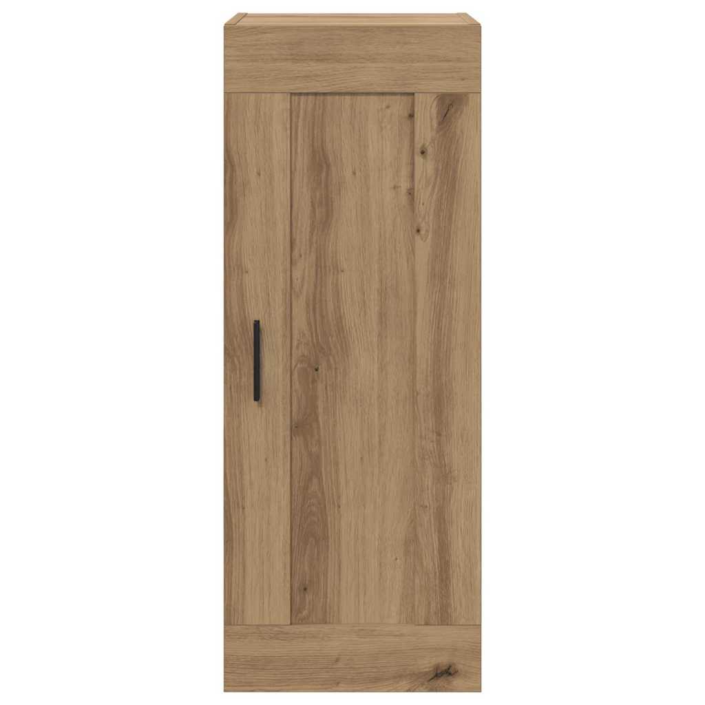 Wandkast Artisan Eiken 34,5 x 34 x 90 cm Bewerkt hout is nu te koop bij PeponiXL, paradijselijk wonen!