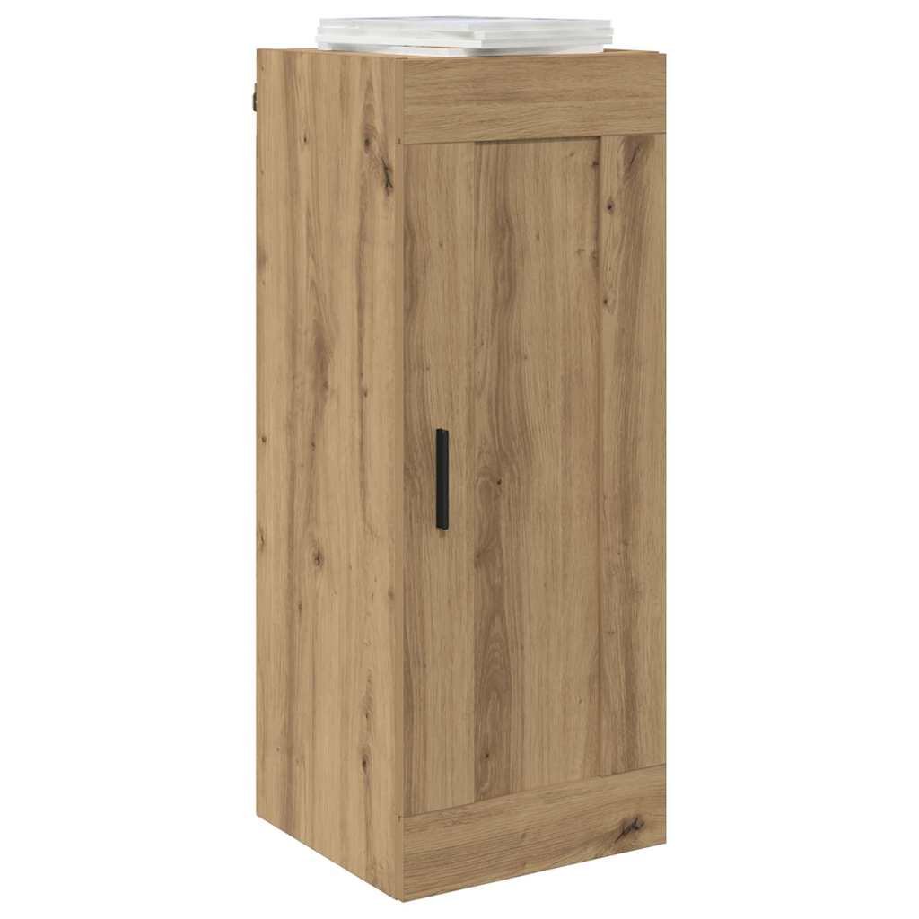 Wandkast Artisan Eiken 34,5 x 34 x 90 cm Bewerkt hout is nu te koop bij PeponiXL, paradijselijk wonen!