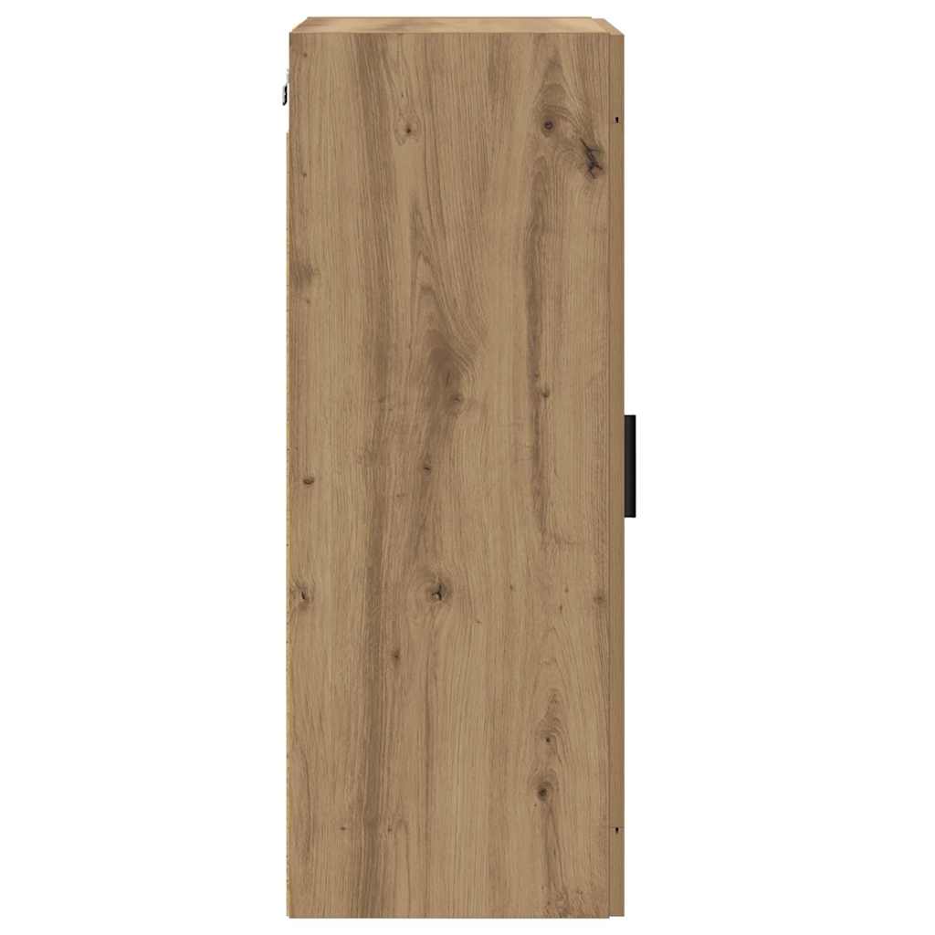 Wandkast Artisan Eiken 34,5 x 34 x 90 cm Bewerkt hout is nu te koop bij PeponiXL, paradijselijk wonen!