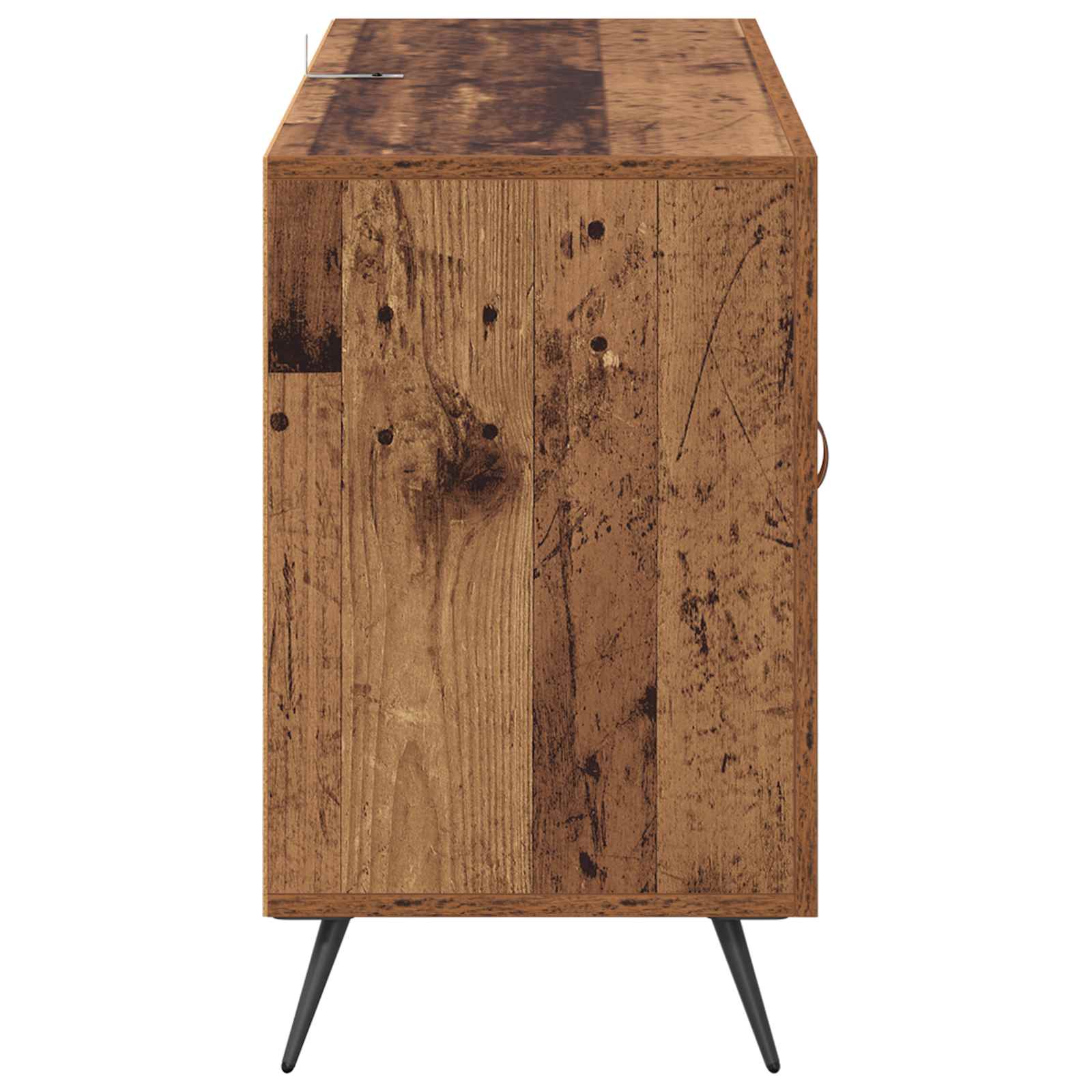 Dressoir met lade Oud Hout 100 x 36 x 60 cm Bewerkt hout is nu te koop bij PeponiXL, paradijselijk wonen!