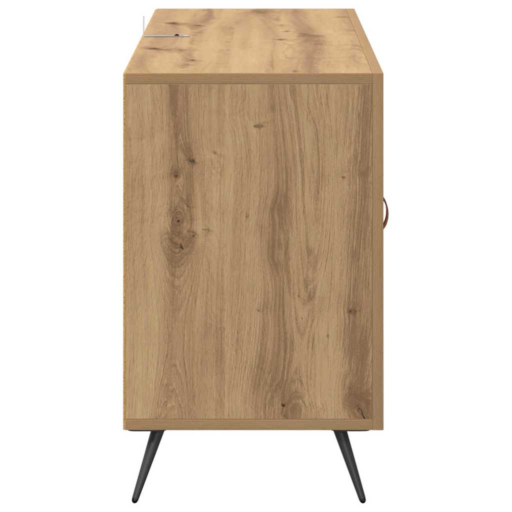 Dressoir met lade Artisan Eiken 100 x 36 x 60 cm Bewerkt hout is nu te koop bij PeponiXL, paradijselijk wonen!