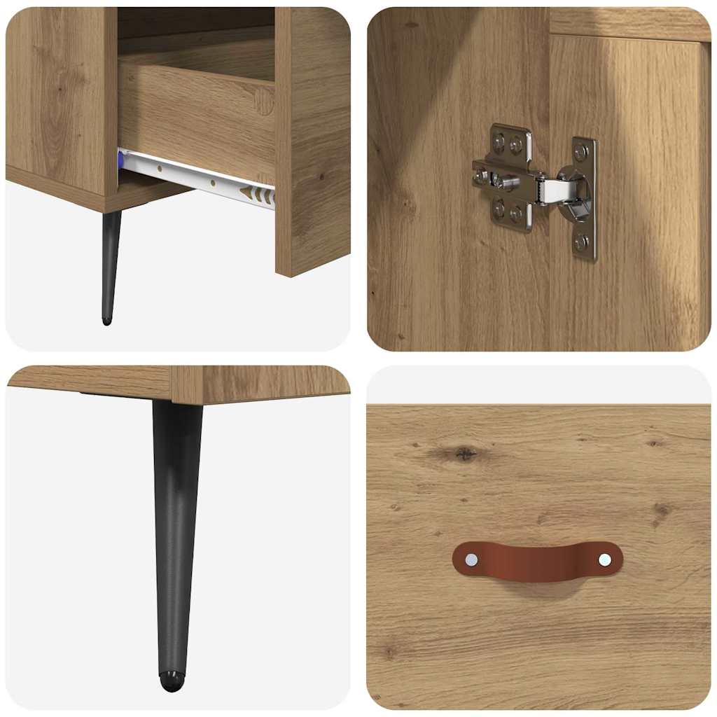Highboard met lade Artisan Eiken 69,5 x 31 x 115 cm is nu te koop bij PeponiXL, paradijselijk wonen!