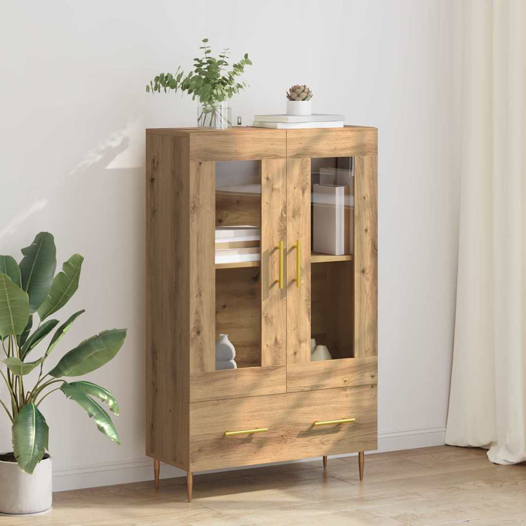 Highboard met lade Artisan Eiken 69,5 x 31 x 115 cm is nu te koop bij PeponiXL, paradijselijk wonen!