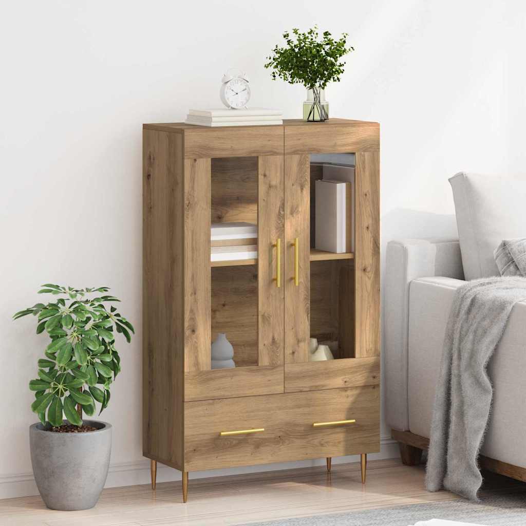Highboard met lade Artisan Eiken 69,5 x 31 x 115 cm is nu te koop bij PeponiXL, paradijselijk wonen!