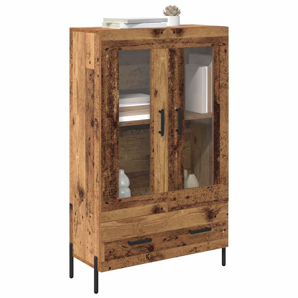 Highboard Corona Oud Hout 69,5 x 31 x 115 cm Bewerkt hout is nu te koop bij PeponiXL, paradijselijk wonen!