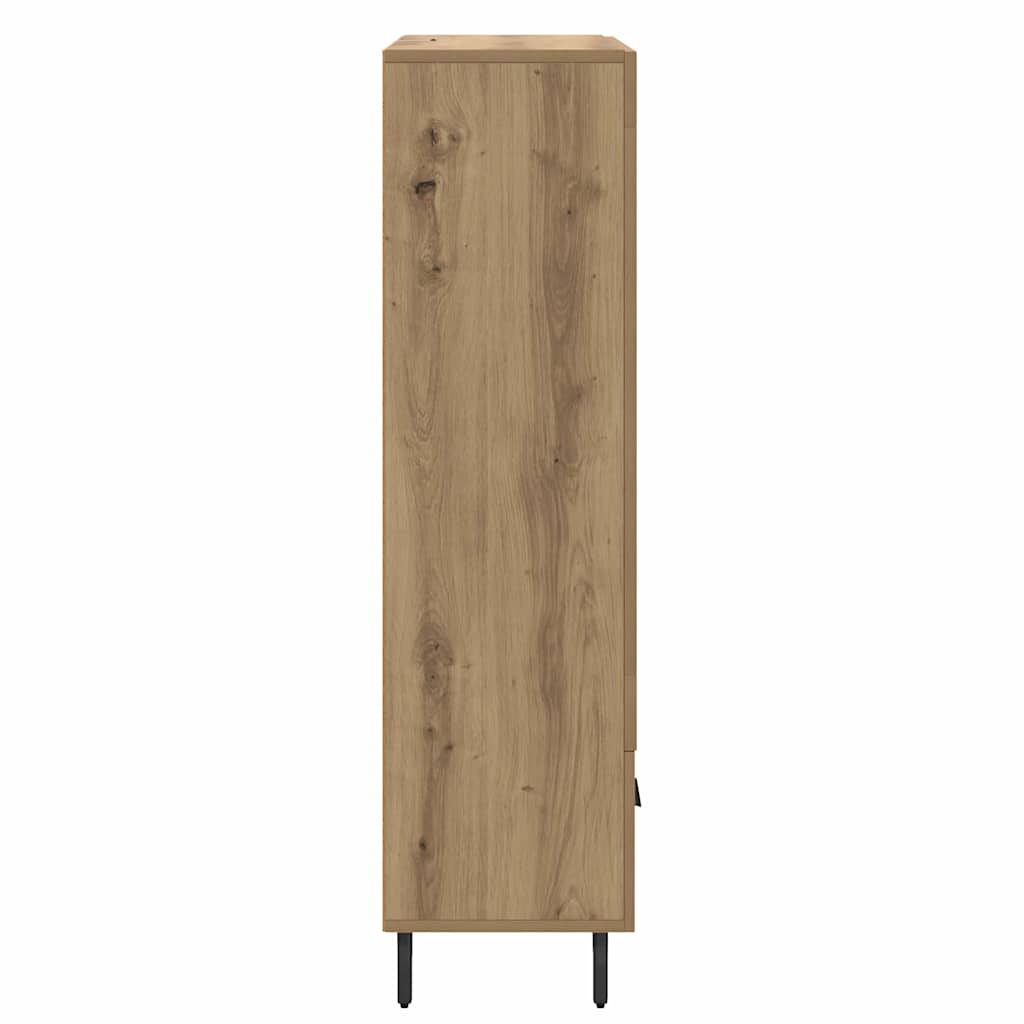 Highboard Artisan Eiken 69,5 x 31 x 115 cm Bewerkt hout is nu te koop bij PeponiXL, paradijselijk wonen!