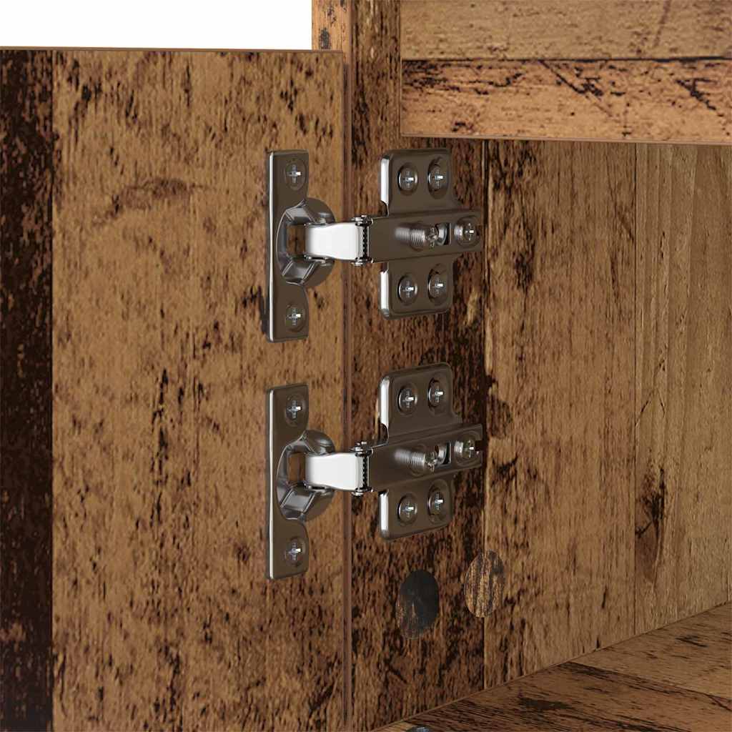 Salontafel Oud Hout 90 x 60 x 35 cm Bewerkt hout is nu te koop bij PeponiXL, paradijselijk wonen!