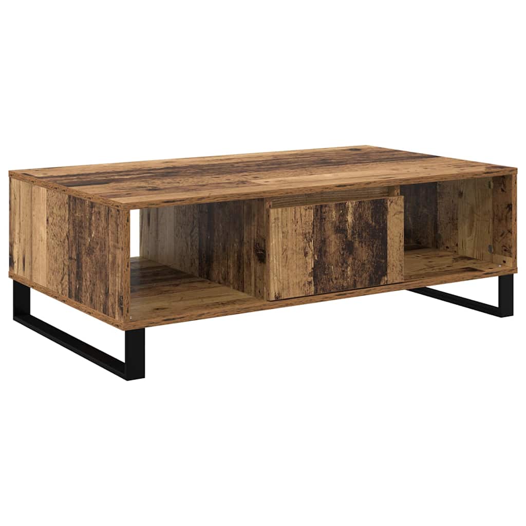 Salontafel Oudhout 104 x 60 x 35 cm Bewerkt hout is nu te koop bij PeponiXL, paradijselijk wonen!