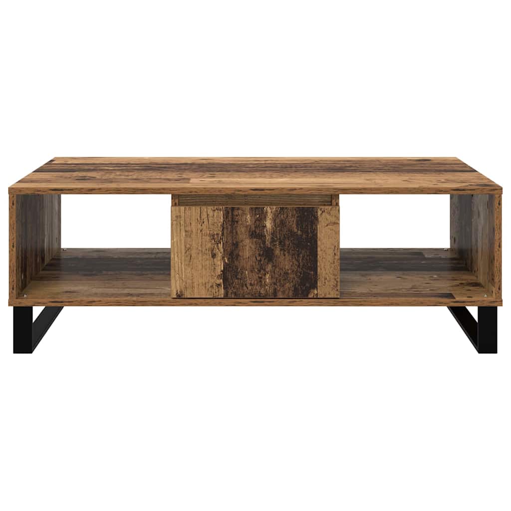 Salontafel Oudhout 104 x 60 x 35 cm Bewerkt hout is nu te koop bij PeponiXL, paradijselijk wonen!