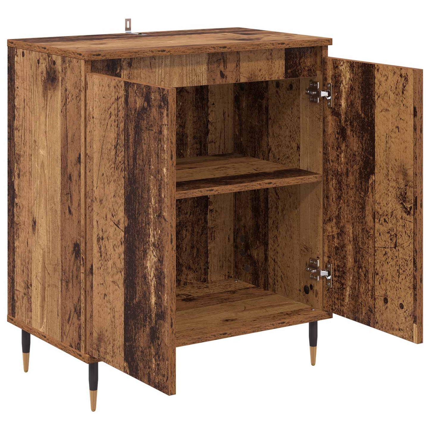 Dressoir Oud Hout 60 x 35 x 70 cm Bewerkt hout is nu te koop bij PeponiXL, paradijselijk wonen!
