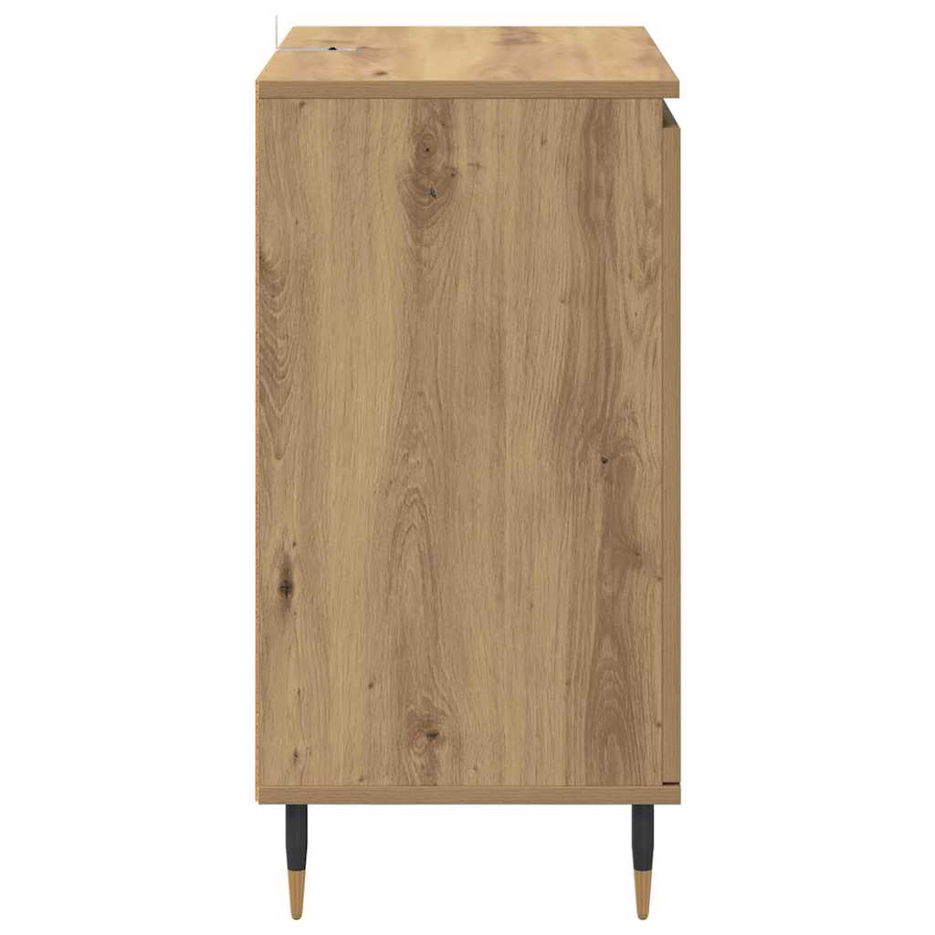 Dressoir Artisan Eiken 60 x 35 x 70 cm Bewerkt hout is nu te koop bij PeponiXL, paradijselijk wonen!