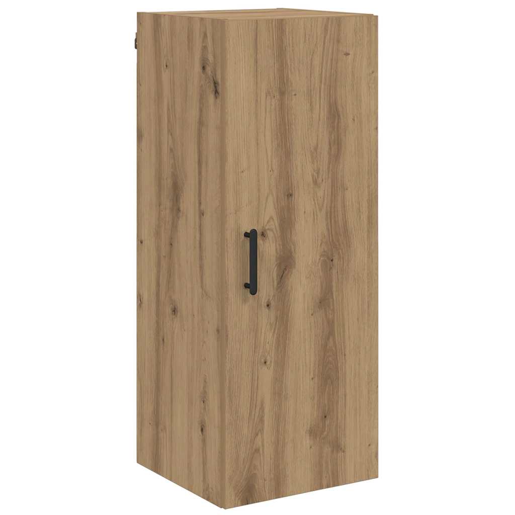 Wandkast Artisan Eiken 34,5 x 34 x 90 cm Bewerkt hout is nu te koop bij PeponiXL, paradijselijk wonen!