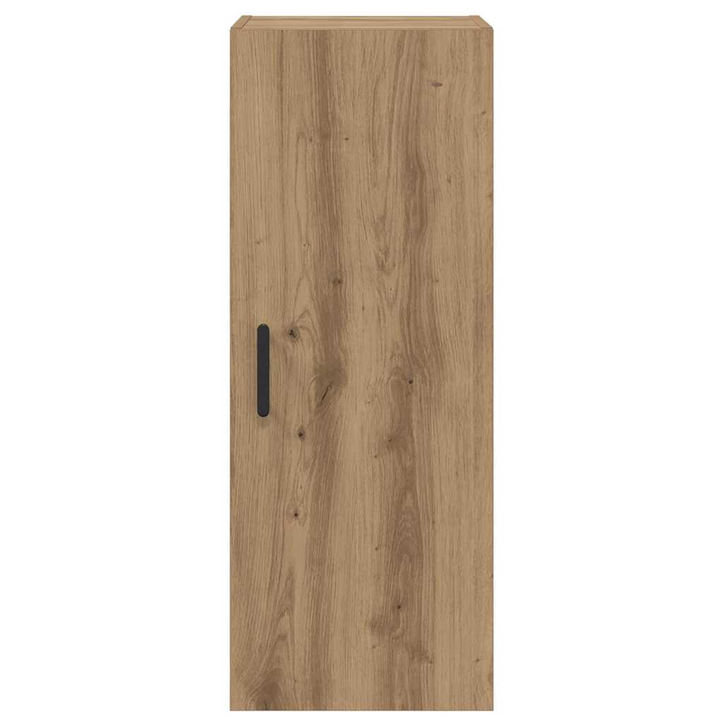 Wandkast Artisan Eiken 34,5 x 34 x 90 cm Bewerkt hout is nu te koop bij PeponiXL, paradijselijk wonen!