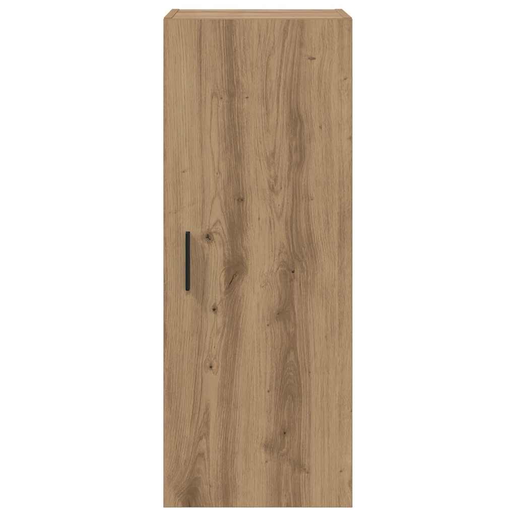 Wandkast Artisan Eiken 34,5 x 34 x 90 cm Bewerkt hout is nu te koop bij PeponiXL, paradijselijk wonen!