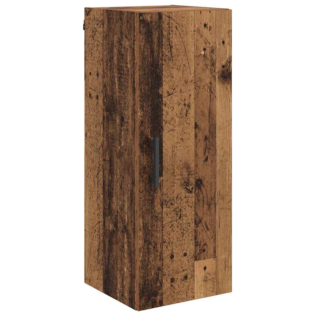 Wandkast Oud Hout 34,5 x 34 x 90 cm Bewerkt hout is nu te koop bij PeponiXL, paradijselijk wonen!