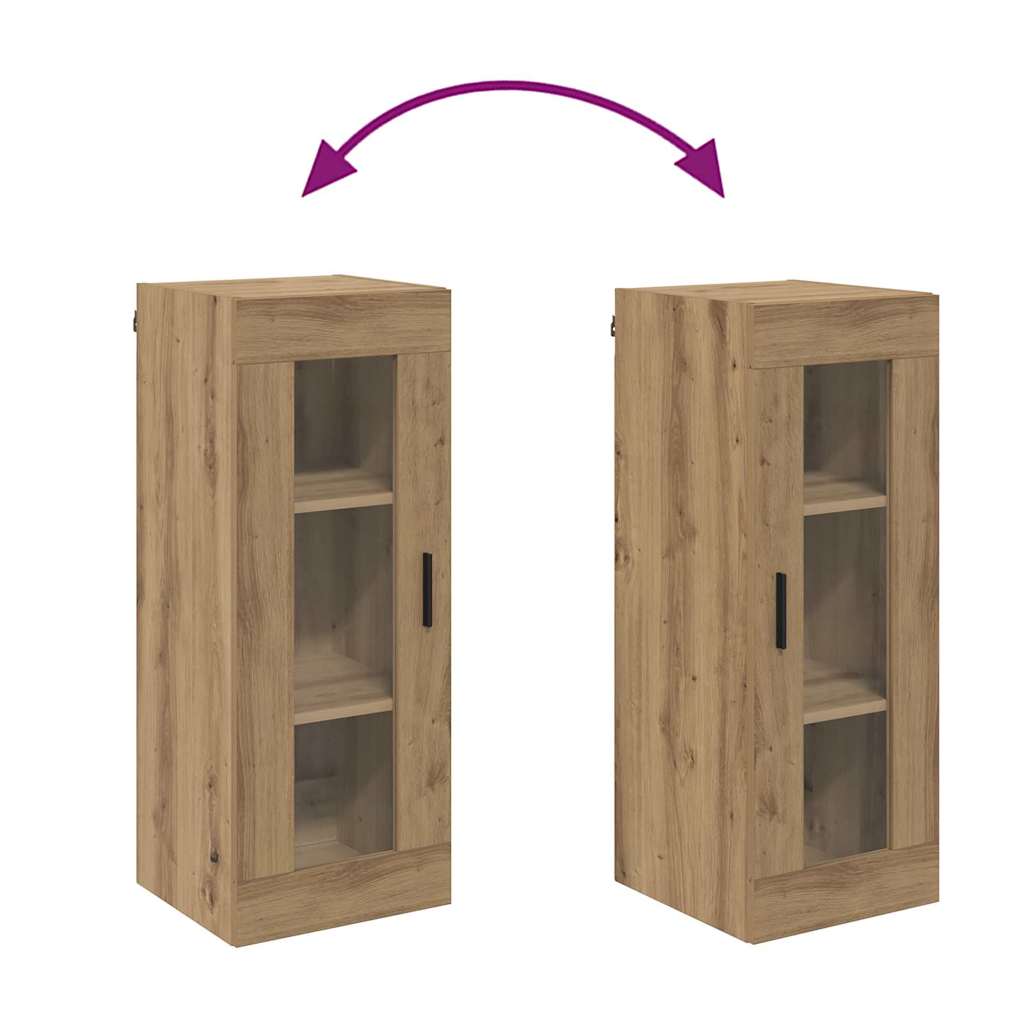 Wandkast Artisan Eiken 34,5 x 34 x 90 cm is nu te koop bij PeponiXL, paradijselijk wonen!