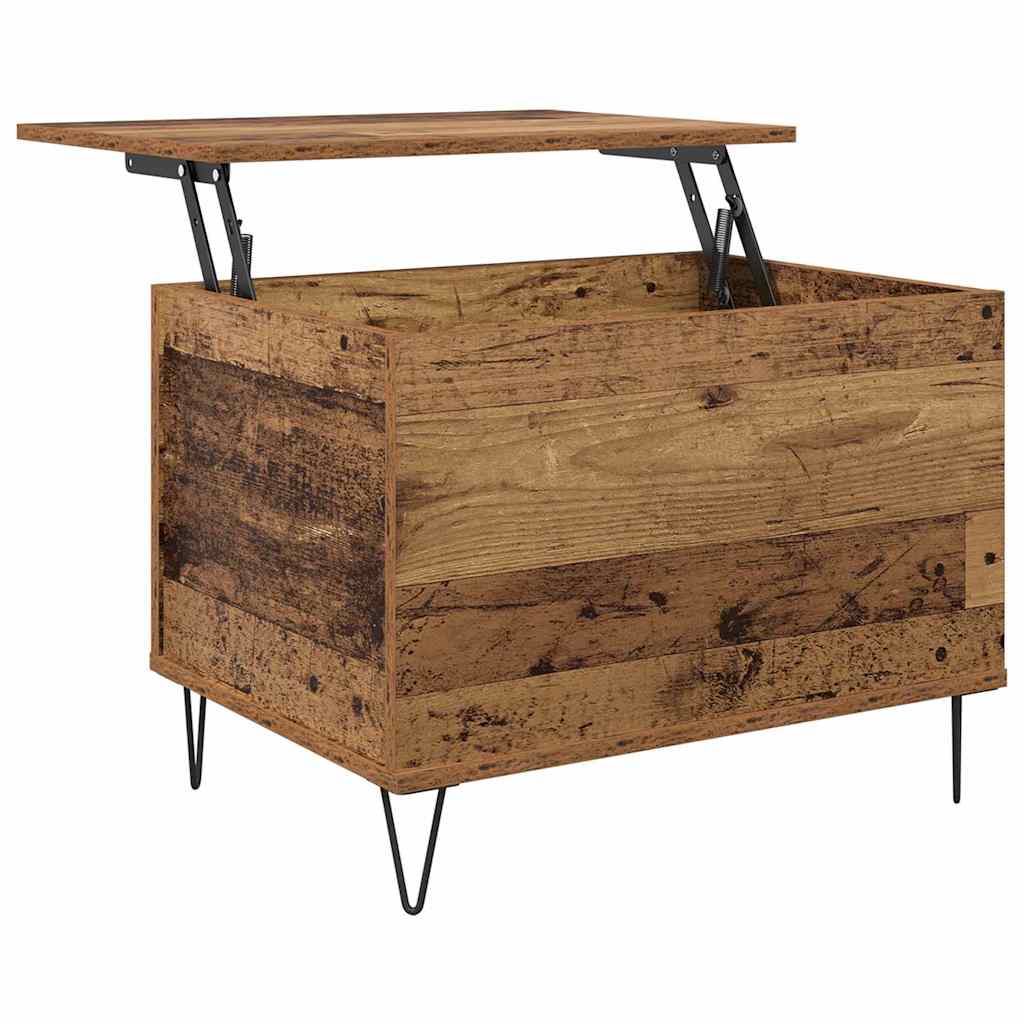 Salontafel Oud Hout 60 x 44,5 x 45 cm Bewerkt hout is nu te koop bij PeponiXL, paradijselijk wonen!