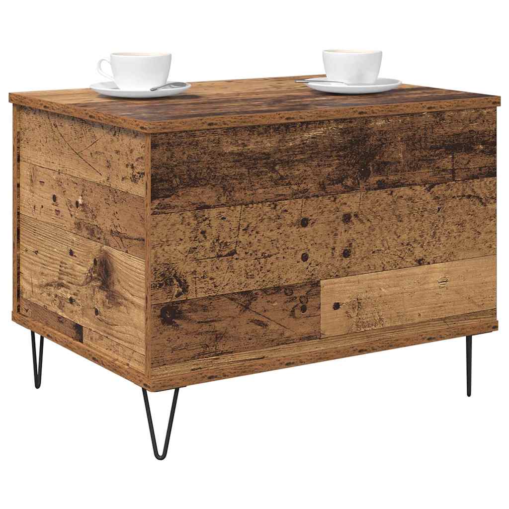 Salontafel Oud Hout 60 x 44,5 x 45 cm Bewerkt hout is nu te koop bij PeponiXL, paradijselijk wonen!
