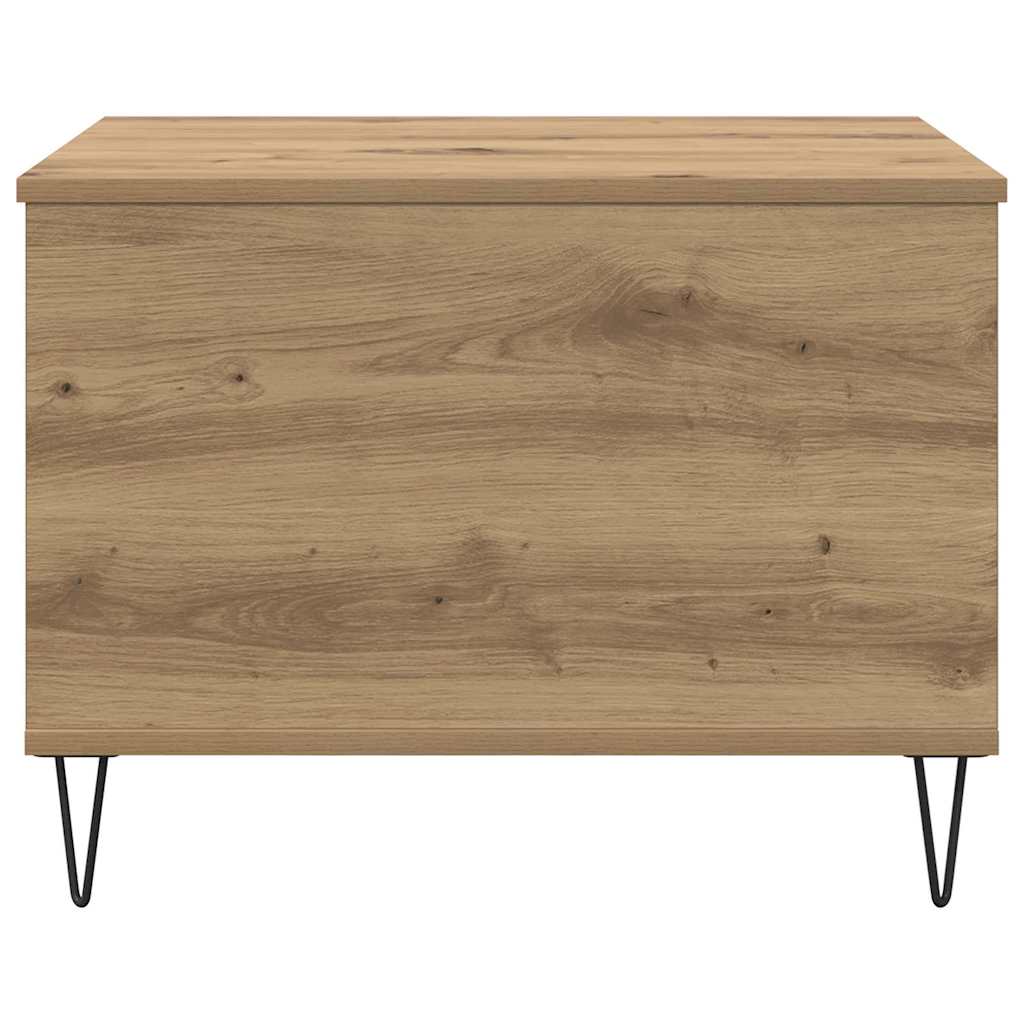 Salontafel Artisan Eiken 60 x 44,5 x 45 cm Bewerkt hout is nu te koop bij PeponiXL, paradijselijk wonen!