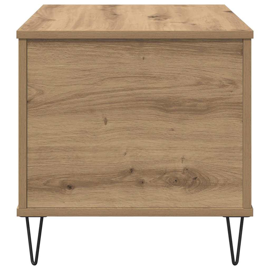 Salontafel Artisan Eiken 60 x 44,5 x 45 cm Bewerkt hout is nu te koop bij PeponiXL, paradijselijk wonen!