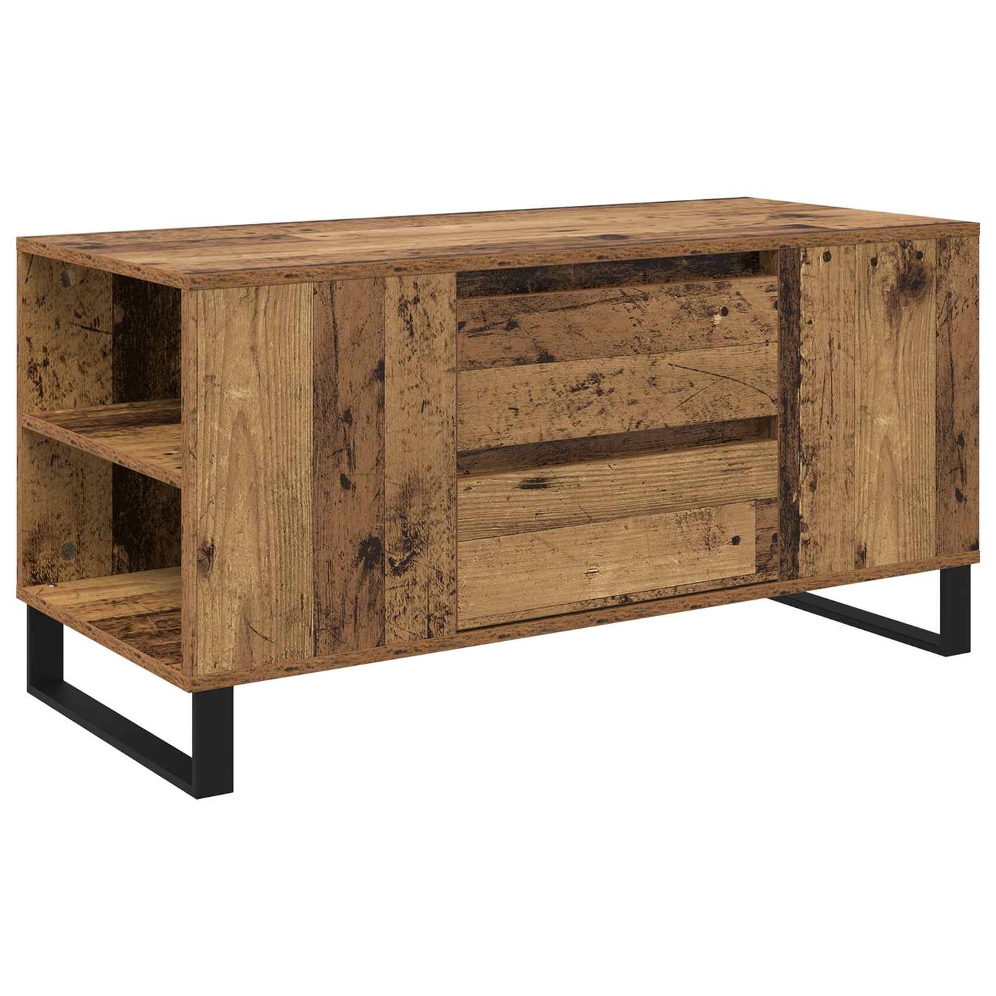 Salontafel Oud Hout 102 x 44,5 x 50 cm Bewerkt hout is nu te koop bij PeponiXL, paradijselijk wonen!