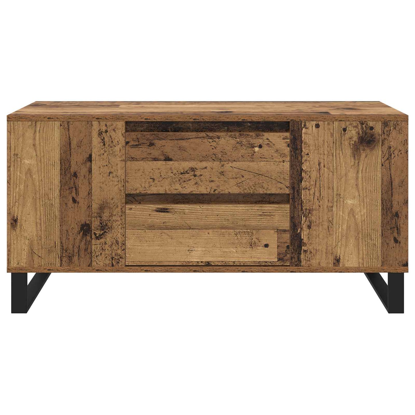 Salontafel Oud Hout 102 x 44,5 x 50 cm Bewerkt hout is nu te koop bij PeponiXL, paradijselijk wonen!