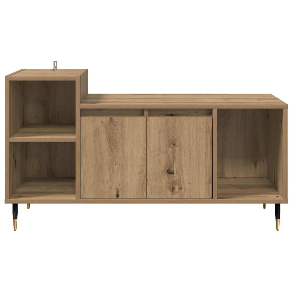 TV-kast Artisan Eiken 100 x 35 x 55 cm Bewerkt hout is nu te koop bij PeponiXL, paradijselijk wonen!
