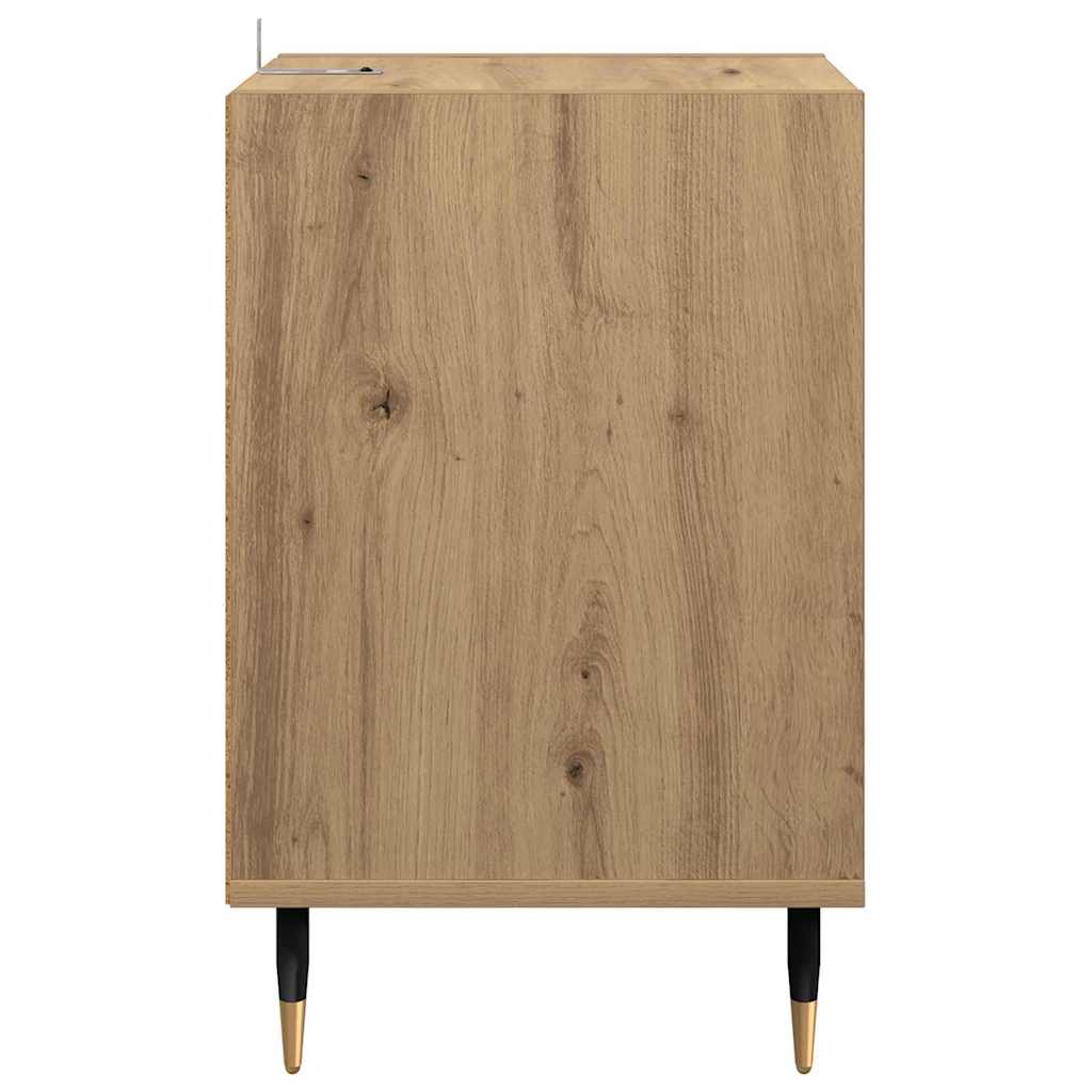 TV-kast Artisan Eiken 100 x 35 x 55 cm Bewerkt hout is nu te koop bij PeponiXL, paradijselijk wonen!