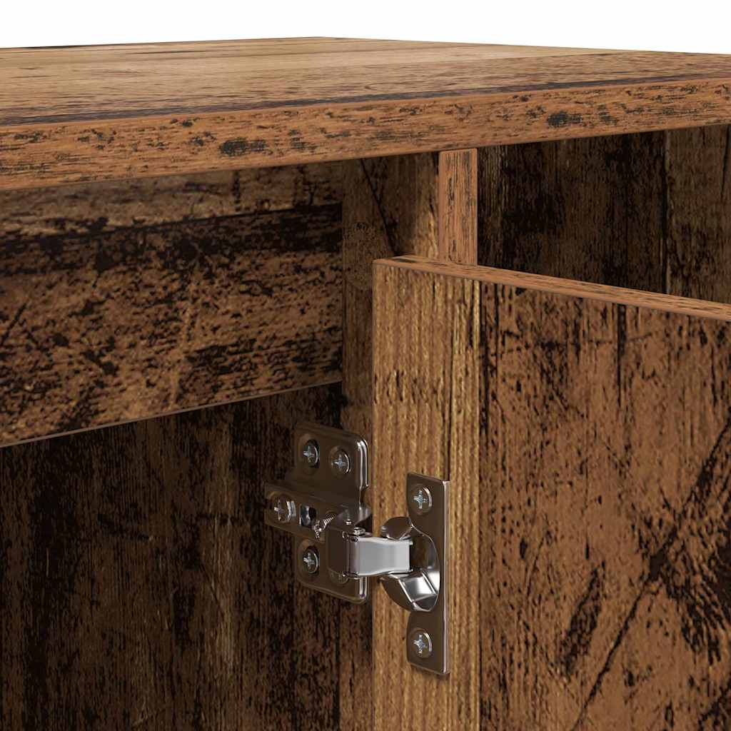 TV-kast Oud Hout 100 x 35 x 55 cm Bewerkt hout is nu te koop bij PeponiXL, paradijselijk wonen!