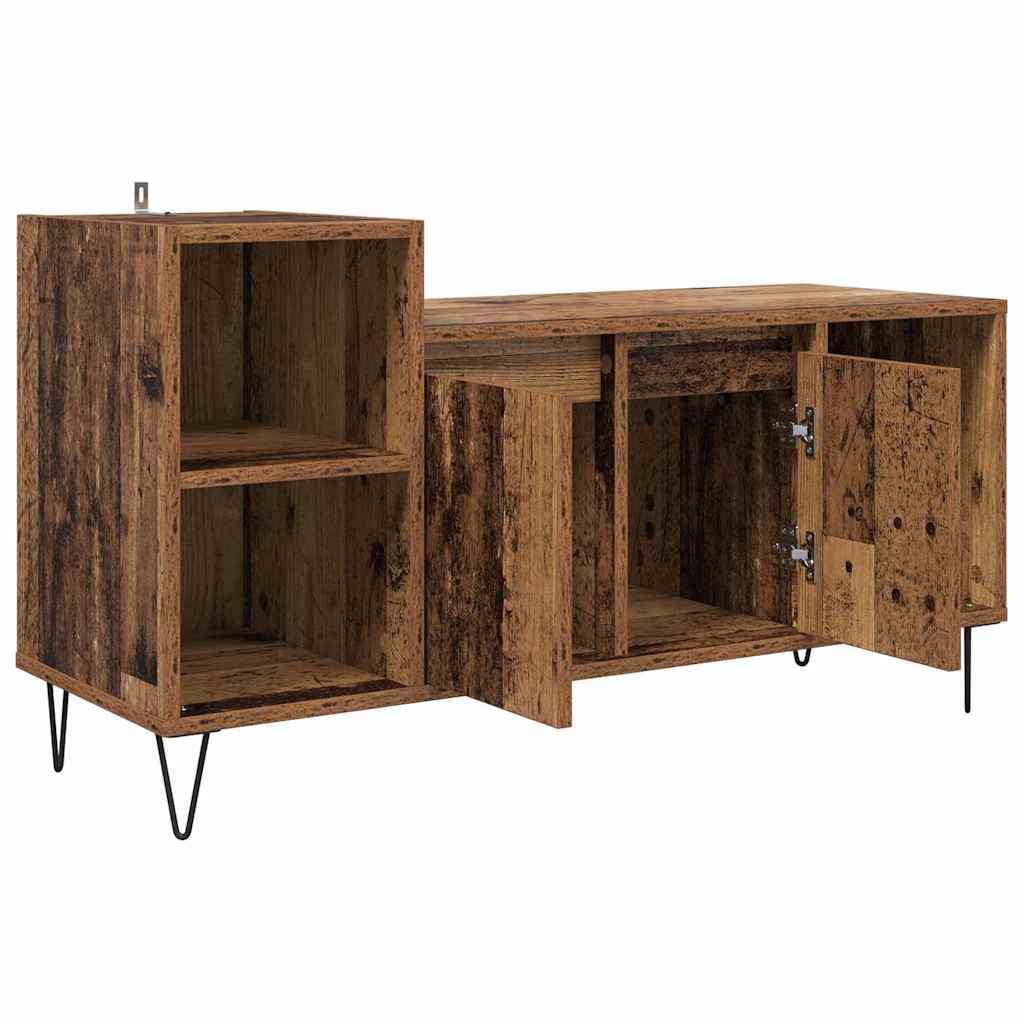 TV-kast Oud Hout 100 x 35 x 55 cm Bewerkt hout is nu te koop bij PeponiXL, paradijselijk wonen!